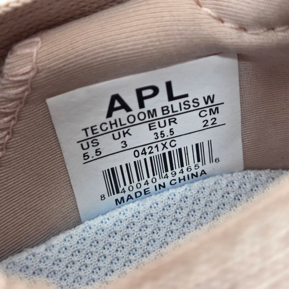 APL TechLoom Bliss Sneakers Knit Slip On Athletic Shoes Pink Womens US 5.5 NWOT - Picture 10 of 10